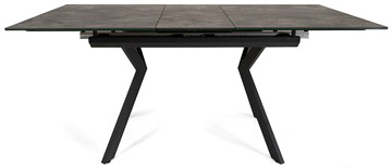 Кухонный стол раскладной Бордо 1CX 140х85 (Oxide Nero/Графит) в Магадане - предосмотр 3