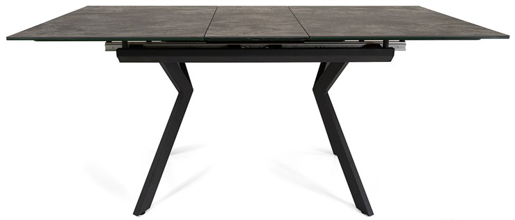 Кухонный стол раскладной Бордо 1CX 140х85 (Oxide Nero/Графит) в Магадане - изображение 3