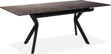 Обеденный раздвижной стол Бордо 2CX 160х90 (Oxide Moro/Графит) в Магадане - предосмотр 1