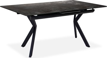 Кухонный стол раскладной Бордо 2CX 160х90 (Oxide Nero/Графит) в Магадане
