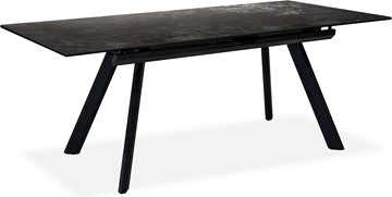 Кухонный стол раскладной Бордо 3CQ 180х95 (Oxide Nero/Графит) в Магадане - предосмотр 1
