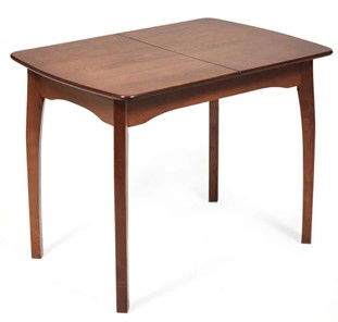 Кухонный стол раздвижной Caterina, бук/мдф, 100+30x70x75, коричневый арт.14122 в Магадане - предосмотр