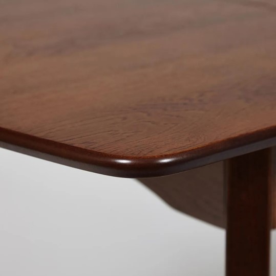 Кухонный стол раздвижной Caterina, бук/мдф, 100+30x70x75, коричневый арт.14122 в Магадане - изображение 4