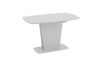 Кухонный стол раскладной Честер тип 2, цвет Белый/Стекло белый глянец в Магадане - предосмотр