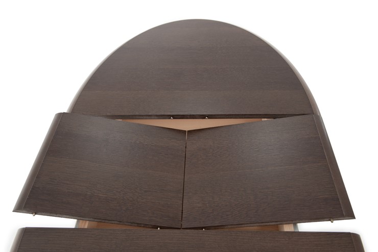 Кухонный стол раскладной Фабрицио-1 исп. Эллипс, Тон 11 Покраска + патина с прорисовкой (на столешнице) в Магадане - изображение 5