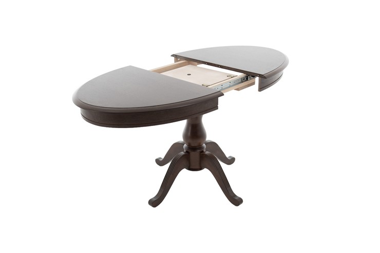 Кухонный стол раскладной Фабрицио-1 исп. Эллипс, Тон 11 Покраска + патина с прорисовкой (на столешнице) в Магадане - изображение 2