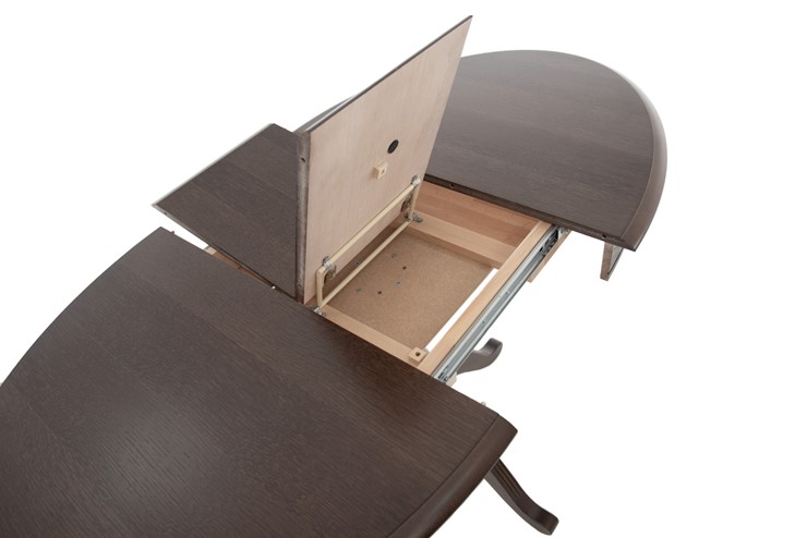 Раздвижной стол Фабрицио-1 исп. Эллипс, Тон 2 Покраска + патина с прорисовкой (на столешнице) в Магадане - изображение 6