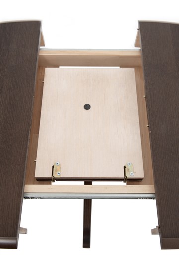 Обеденный раздвижной стол Фабрицио-1 исп. Эллипс, Тон 40 Покраска + патина с прорисовкой (на столешнице) в Магадане - изображение 4