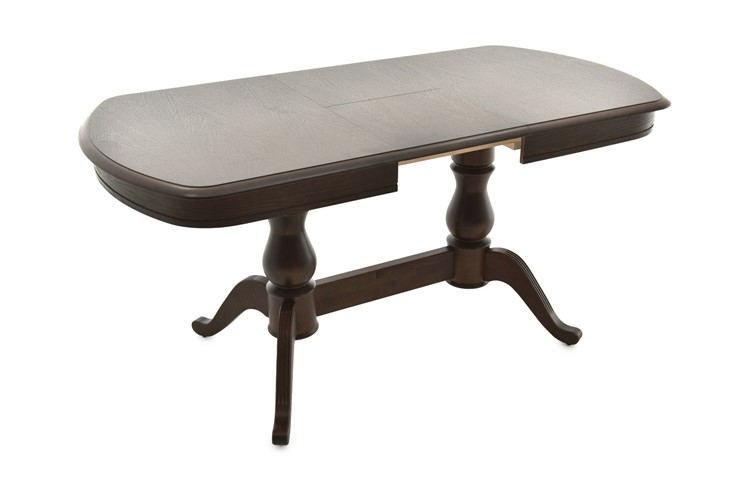 Кухонный раздвижной стол Фабрицио-2 исп. Мыло 1200, Тон 8 (Морилка/Эмаль) в Магадане - изображение 3