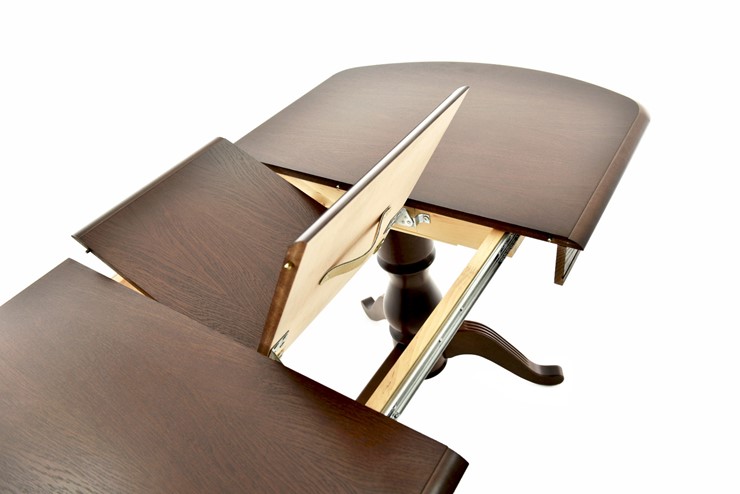 Кухонный раздвижной стол Фабрицио-2 исп. Мыло 1200, Тон 8 (Морилка/Эмаль) в Магадане - изображение 5