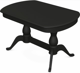Кухонный стол раздвижной Фабрицио-2 исп. Мыло 1400, Тон 12 Покраска + патина с прорисовкой (на столешнице) в Магадане