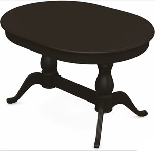Кухонный стол раскладной Фабрицио-2 исп. Овал 1600, Тон 11 Покраска + патина с прорисовкой (на столешнице) в Магадане - предосмотр
