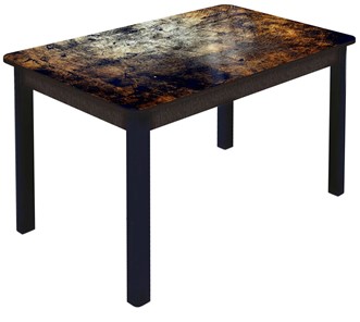 Кухонный раскладной стол Гамбург исп. 1, ноги метал. крашеные №23 (Exclusive h103/венге) в Магадане