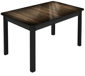 Раздвижной стол Гамбург исп. 1, ноги метал. крашеные №23 (Exclusive h125/черный) в Магадане