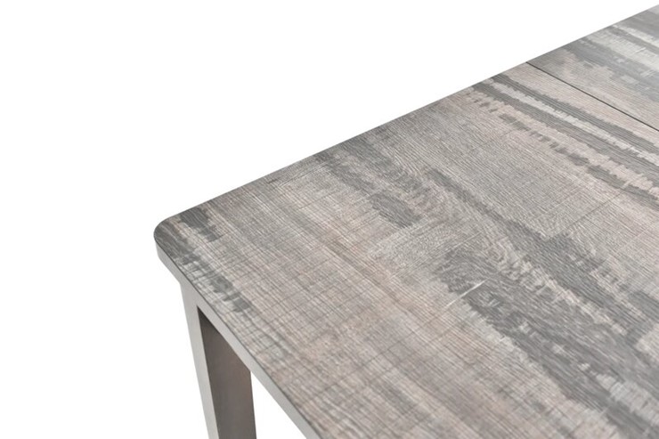 Кухонный стол раздвижной Гамбург исп. 2, Пластик (Дерево тёмное, опоры деревянные) в Магадане - изображение 6