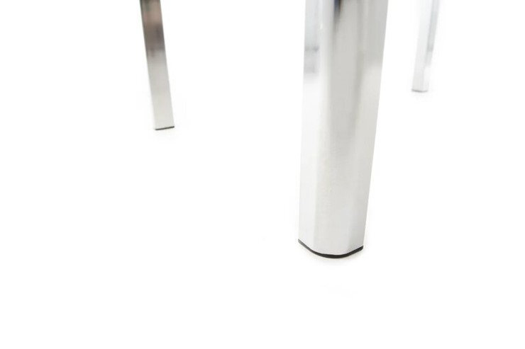 Стол раздвижной Гамбург исп. мини, Пластик (Дерево темное, опоры хром) в Магадане - изображение 4