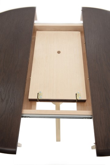 Раздвижной стол Леонардо-1 исп. Круг 1000, тон 10 Покраска + патина с прорисовкой (на столешнице) в Магадане - изображение 4