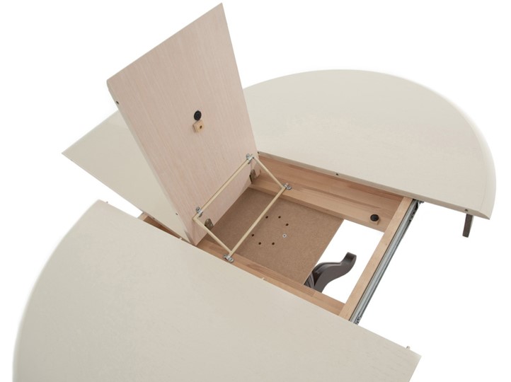 Раздвижной стол Леонардо-1 исп. Круг 820, тон 5 (Морилка/Эмаль) в Магадане - изображение 6