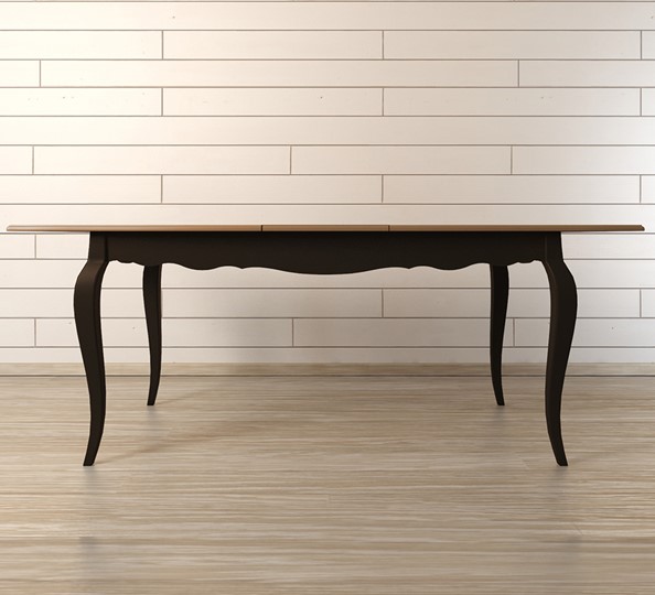 Кухонный стол раздвижной Leontina (ST9338BLK) Черный в Магадане - изображение 1