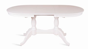 Кухонный раскладной стол Лилия-1300 (белая эмаль) 78,5x82x130+35 в Магадане - предосмотр 1