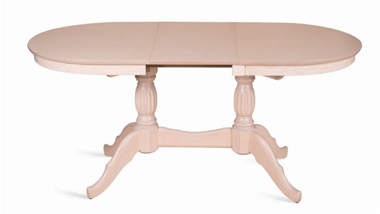 Кухонный стол раздвижной Лилия-1300 (беленый дуб) 78,5x82x130+35 в Магадане - изображение 1