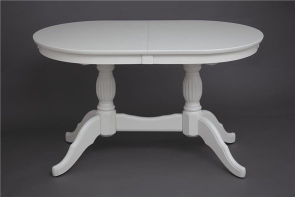 Раздвижной стол Лилия-1300 (слоновая кость) 78,5x82x130+35 в Магадане - изображение