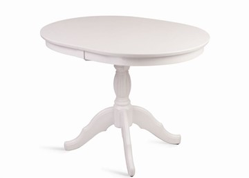 Кухонный раздвижной стол Лилия (белая эмаль) 78,5x82x110+35 в Магадане - предосмотр 2