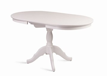 Кухонный раздвижной стол Лилия (белая эмаль) 78,5x82x110+35 в Магадане - предосмотр 3