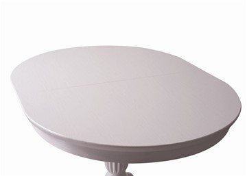 Кухонный раздвижной стол Лилия (белая эмаль) 78,5x82x110+35 в Магадане - предосмотр 4