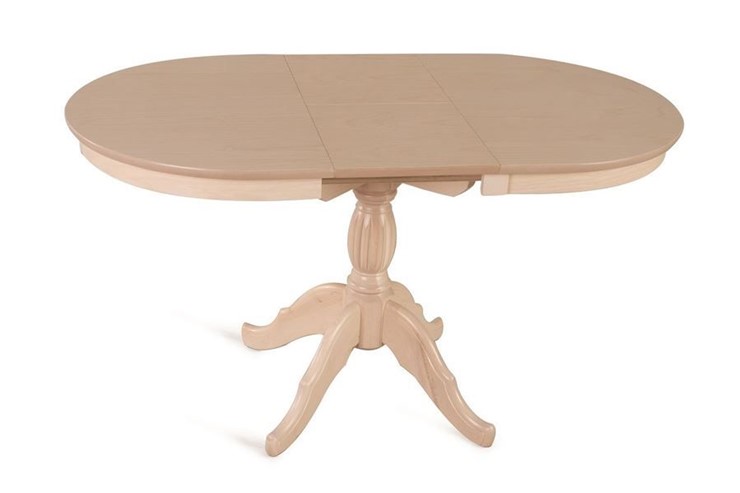 Раздвижной стол Лилия (беленый дуб) 78,5x82x110+35 в Магадане - изображение 3