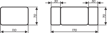 Кухонный раскладной стол Милан-1 EVO, ноги металлические черные, стекло белое/серый в Магадане - изображение 2