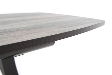 Кухонный стол раскладной Милан Пластик (Дерево тёмное) в Магадане - предосмотр 3