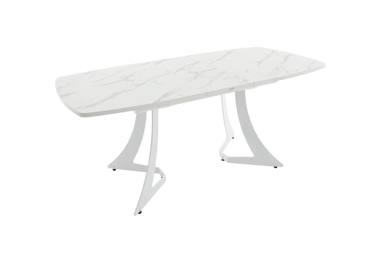 Раздвижной стол Милан Пластик (Камень белый) в Магадане - изображение 2