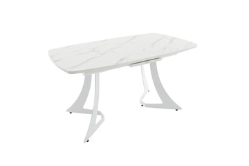 Раздвижной стол Милан Пластик (Камень белый) в Магадане
