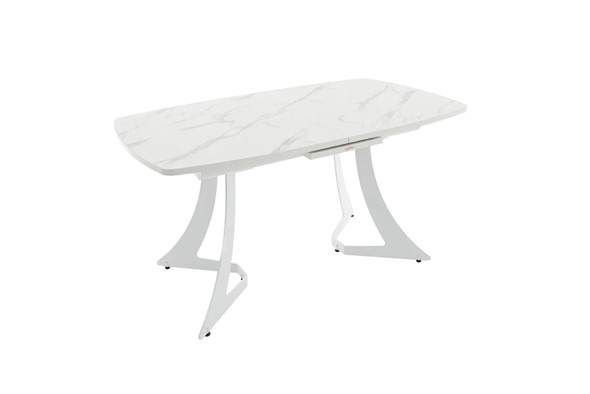 Раздвижной стол Милан Пластик (Камень белый) в Магадане - изображение