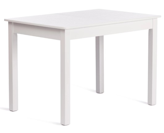 Обеденный раздвижной стол MOSS, бук/МДФ 110+30x68x75 Белый арт.20364 в Магадане - изображение