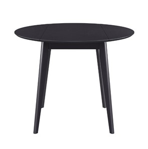 Кухонный раскладной стол Орион Drop Leaf 100, Черный в Магадане - предосмотр