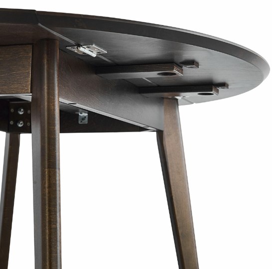 Кухонный стол раскладной Орион Drop Leaf 100, Орех в Магадане - изображение 4