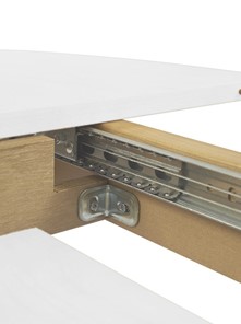 Кухонный стол раздвижной Орион Classic Plus 100, Дуб/белый в Магадане - предосмотр 9