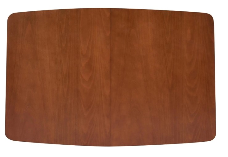 Кухонный раскладной стол Pavillion (Павильон) бук/мдф 80x120+40x75, Коричневый арт.13981 в Магадане - изображение 5