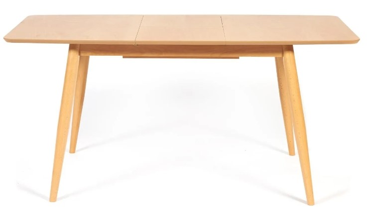 Кухонный раздвижной стол Pavillion (Павильон) бук/мдф 80x120+40x75, Натуральный арт.13982 в Магадане - изображение 3