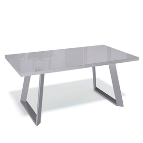 Раздвижной стол PL1400 (серый/стекло серое) в Магадане