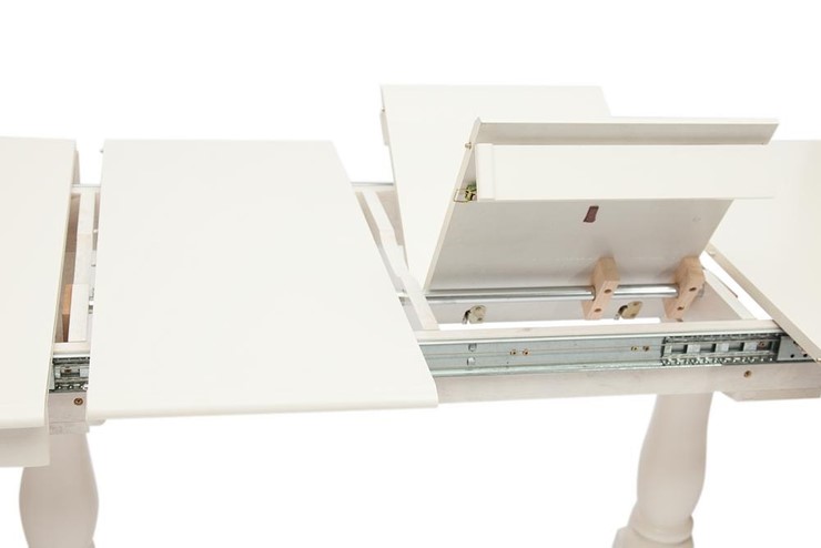 Кухонный раскладной стол Siena ( SA-T6EX2L ) 150+35+35х80х75, ivory white (слоновая кость 2-5) арт.12490 в Магадане - изображение 2
