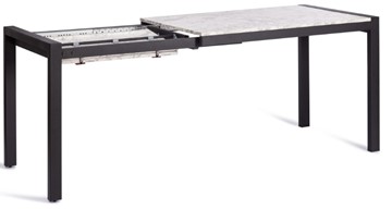 Кухонный стол раскладной SVAN (mod. 1011) ЛДСП+меламин/металл, 120+67х74х75, сосна/чёрный арт.19490 в Магадане - предосмотр 5