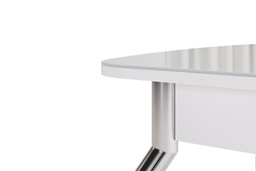 Раздвижной стол Танго, белый/геометрия в Магадане - предосмотр 5
