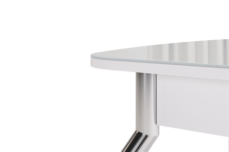 Раздвижной стол Танго, белый/геометрия в Магадане - изображение 5