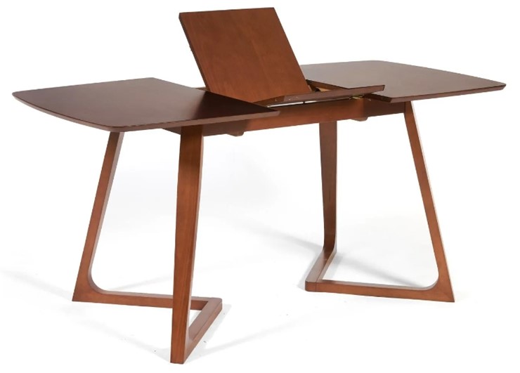 Раздвижной стол VAKU (Ваку) бук/мдф 80x120+40x75, Коричневый арт.13986 в Магадане - изображение 1