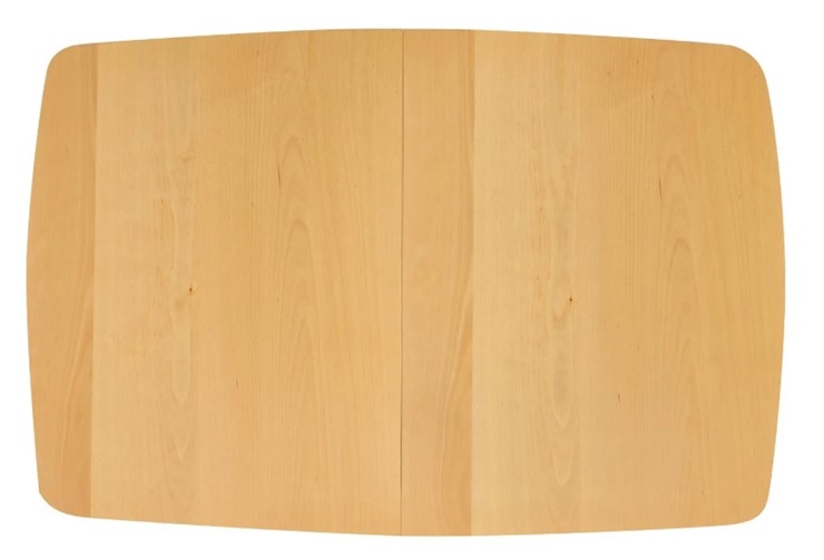 Стол раздвижной VAKU (Ваку) бук/мдф 80x120+40x75, Натуральный бук арт.13987 в Магадане - изображение 6