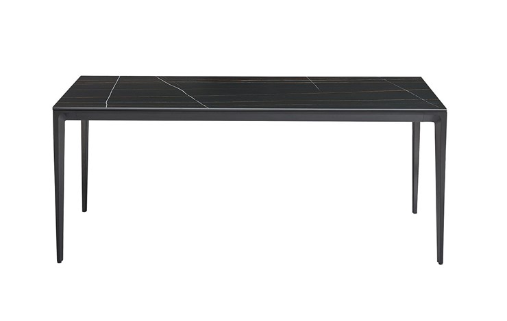 Кухонный обеденный стол DT-2010 черная керамика MR32  (180) в Магадане - изображение 1