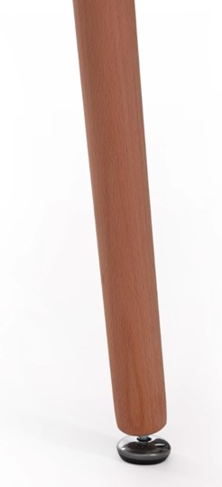 Стол кухонный JOHN (mod. T1003) МДФ/дерево 80x80x75 черный/натуральный арт.15174 в Магадане - изображение 3